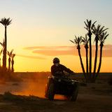 Quad - Coucher de soleil