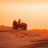 Quad & dromadaire - Coucher de soleil